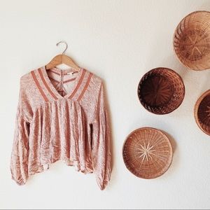 En Creme Long Sleeve Top